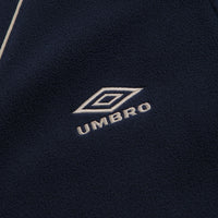 Grand Collection x Umbro 1/4 Zip Micro Fleece - Navy / Cream thumbnail