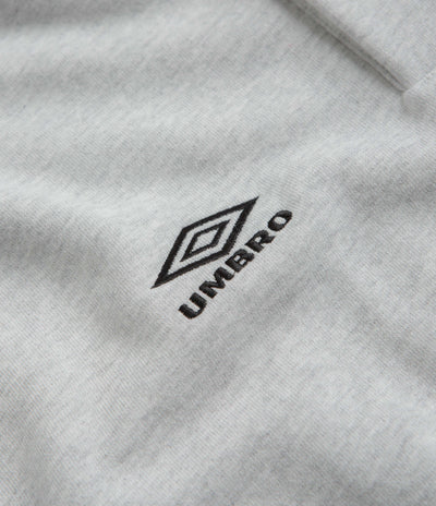 Grand Collection x Umbro Button Collar Sweatshirt - Ash Grey