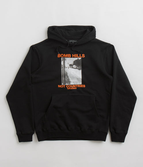 GX1000 Bomb Hills Hoodie - Black / Orange