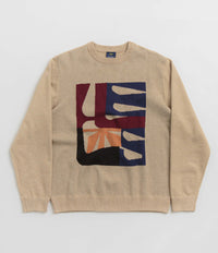 Helas Artsy Crewneck Sweatshirt - Beige