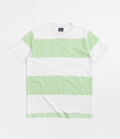 Helas Bateau T-Shirt - White / Pastel Green