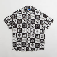 Helas Bel-Air Short Sleeve Shirt - White / Black thumbnail