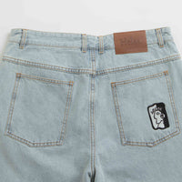 Helas Dieu Grec Jeans Shorts - Light Blue thumbnail