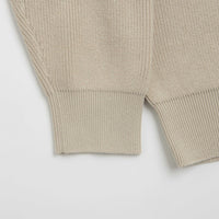 Helas Diploma Quarter Zip Sweatshirt - Beige thumbnail