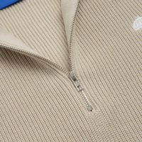 Helas Diploma Quarter Zip Sweatshirt - Beige thumbnail