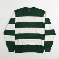 Helas Groove Crewneck Sweatshirt - White / Green thumbnail