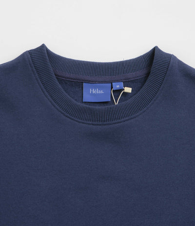 Helas Negative Crewneck Sweatshirt - Grey / Navy