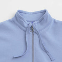 Helas Save Helas Quarter Zip Sweatshirt - Grey Blue thumbnail