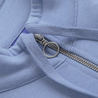 Helas Save Helas Quarter Zip Sweatshirt - Grey Blue thumbnail