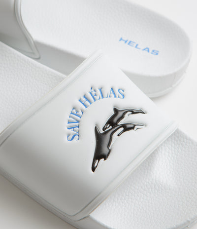 Helas Save Helas Slides - White