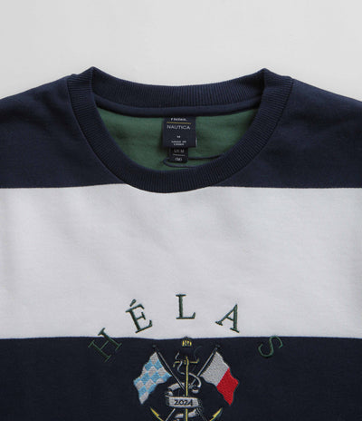 Helas x Nautica Crewneck Sweatshirt - Navy / White