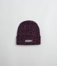 Hockey Crackle Beanie - Purple Midnight