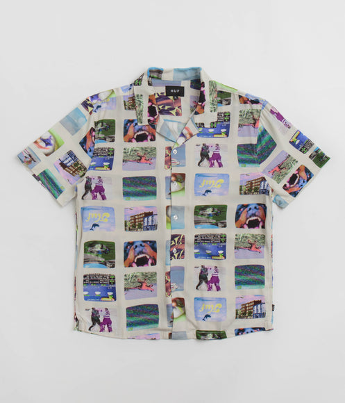 HUF 500 Channels Resort Short Sleeve Shirt - Multi