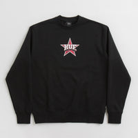 HUF All Star Crewneck Sweatshirt - Black thumbnail