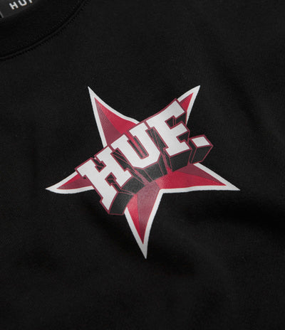 HUF All Star Crewneck Sweatshirt - Black