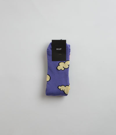 HUF As A Kite Crew Socks - Purple