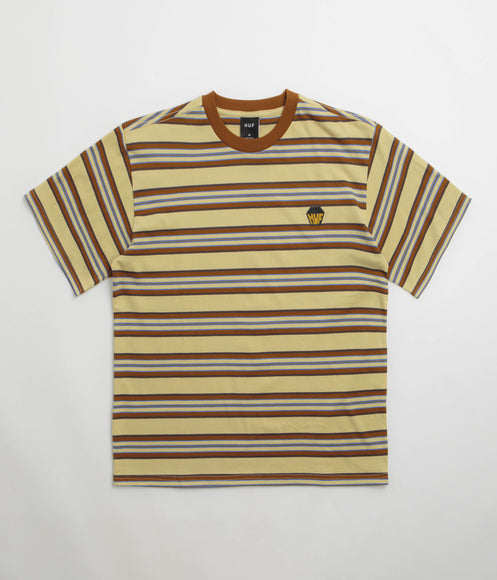 HUF Big Block Stripe T-Shirt - Clay