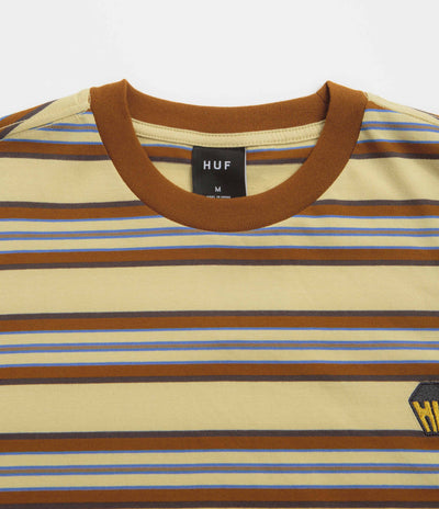 HUF Big Block Stripe T-Shirt - Clay