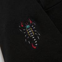 HUF Bledsoe 1/4 Zip Fleece - Black thumbnail