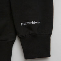 HUF Bledsoe 1/4 Zip Fleece - Black thumbnail