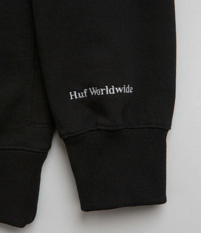 HUF Bledsoe 1/4 Zip Fleece - Black