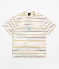 HUF Cheshire Stripe Knit T-Shirt - Cream