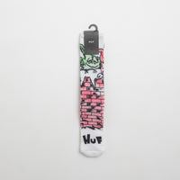 HUF Chimney Buddy Digital Socks - White thumbnail