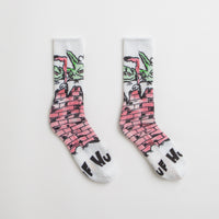 HUF Chimney Buddy Digital Socks - White thumbnail