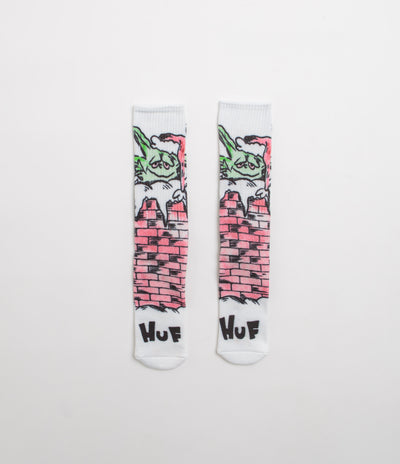 HUF Chimney Buddy Digital Socks - White