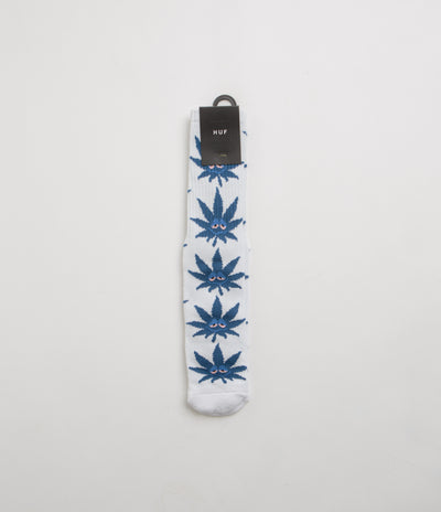 HUF Green Buddy PL Socks - White