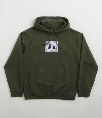 HUF H Star Hoodie - Hunter Green