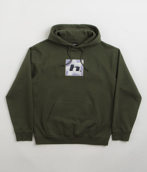 HUF H Star Hoodie - Hunter Green