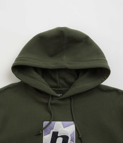 HUF H Star Hoodie - Hunter Green