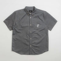 HUF Icarus Short Sleeve Oxford Shirt - Washed Black thumbnail