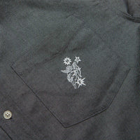 HUF Icarus Short Sleeve Oxford Shirt - Washed Black thumbnail