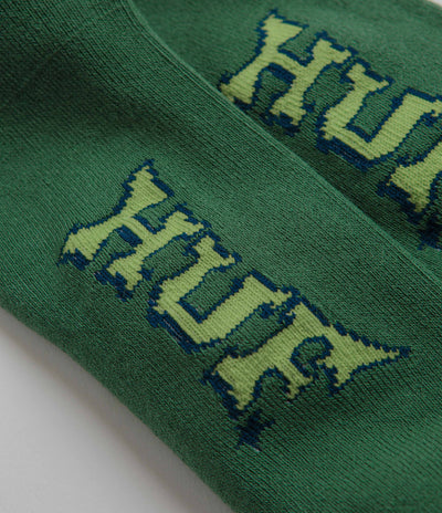 HUF Sassy H Crew Socks - Forest Green