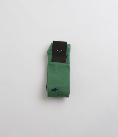 HUF Sassy H Crew Socks - Forest Green