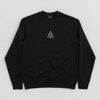 HUF Set Triple Triangle Crewneck Sweatshirt - Black thumbnail