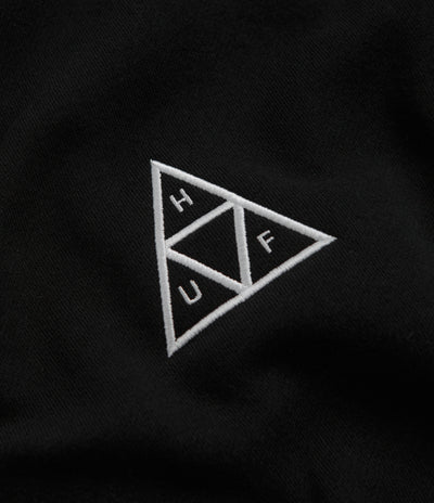 HUF Set Triple Triangle Crewneck Sweatshirt - Black