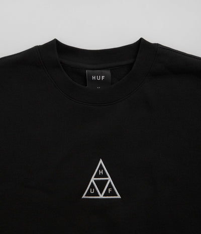 HUF Set Triple Triangle Crewneck Sweatshirt - Black