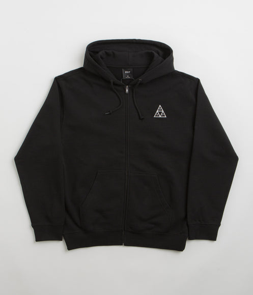 HUF Set TT Full Zip Hoodie - Black