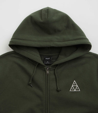 HUF Set TT Full Zip Hoodie - Hunter Green