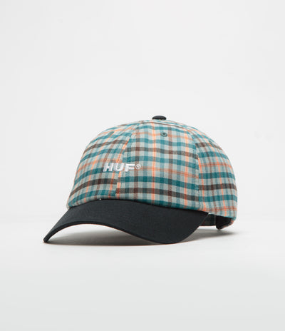 HUF Shadow Plaid Cap - Black