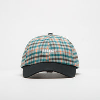 HUF Shadow Plaid Cap - Black thumbnail