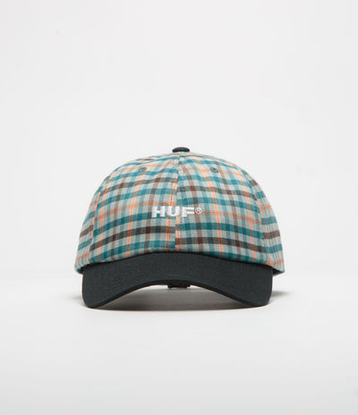 HUF Shadow Plaid Cap - Black