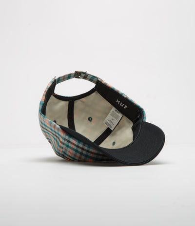 HUF Shadow Plaid Cap - Black