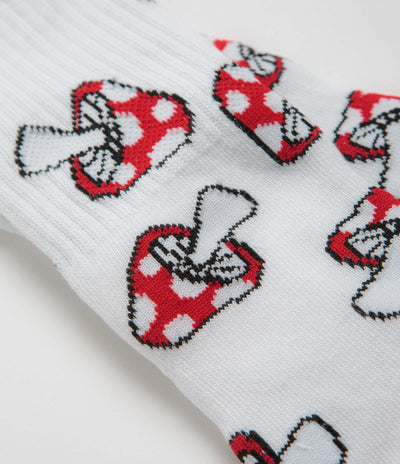 HUF Shrooms Socks - White