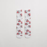 HUF Shrooms Socks - White thumbnail