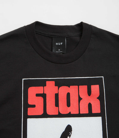 HUF Stax Snap T-Shirt - Black