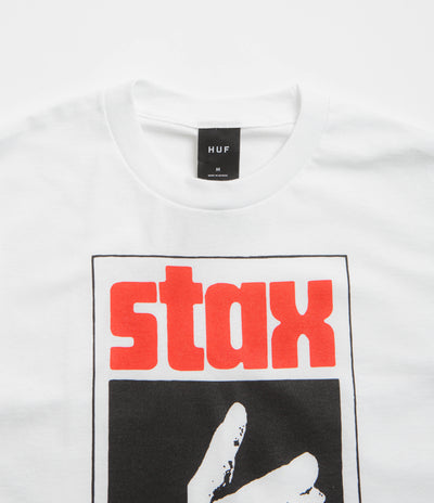 HUF Stax Snap T-Shirt - White